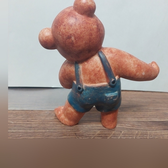 Teddy Bear. Solid clay. - Picture 3 of 8